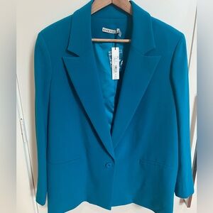 Alice + Olivia Teal Blazer- NWT
